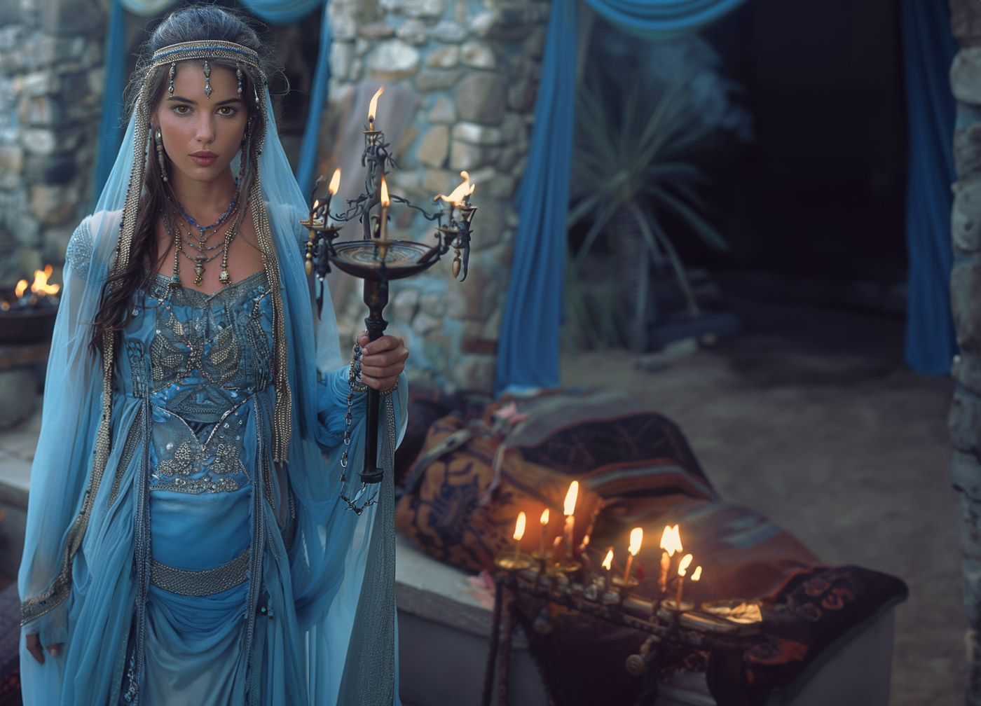 Bonsai tree in abandoned apothecary