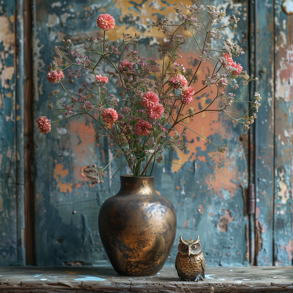Bonsai tree in abandoned apothecary